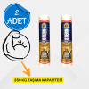 Stern High Tack Korniş Yapıştırıcı | 290 ml x 2 Adet | 5 Dakikada Kuruma | 350 kg Taşıma Kapasitesi