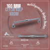 Ceylin Dolap Kulp | Krom Renk, 160 mm Vida Aralığı | Modern ve Şık Tasarım
