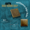 Kare Düğme Kulp | Antik Sarı Renk | Tek Vida Montajlı Şık ve Pratik Tasarım