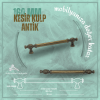 Kesir Mobilya Kulp | Antik Sarı Renk, 160 mm Vida Aralığı | Lüks ve Şık Tasarım