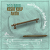 Kesir Mobilya Kulp | Antik Sarı Renk, 192 mm Vida Aralığı | Lüks ve Şık Tasarım