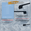 Kuzey Mobilya Kulp | Antrasit Renk, 160 mm Vida Aralığı | Modern ve Şık Tasarım