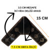 Selvi Mobilya Ayak | 14 cm Uzunluk, 180 Gram Ağırlık ile Dayanıklı ve Şık Çözümler