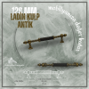 Ladin Mobilya Kulp | Antik Sarı Renk, 128 mm Vida Aralığı | Lüks ve Şık Tasarım