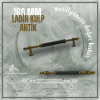 Ladin Mobilya Kulp | Antik Sarı Renk, 160 mm Vida Aralığı | Lüks ve Şık Tasarım