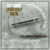 Ladin Mobilya Kulp | Antik Sarı Renk, 192 mm Vida Aralığı | Lüks ve Şık Tasarım