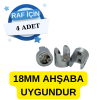 Nobel Raf Etejeri | 18 mm Sunta ve MDF Uyumlu | 4 Adet Paket