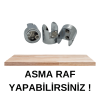 Nobel Raf Etejeri | 18 mm Sunta ve MDF Uyumlu | 4 Adet Paket