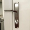 Murat Nikel Saten Banyo Kapı Kolu - WC & Lavabo için 1 Takım