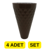 Mercan Bronz Mobilya Ayağı - 14 cm, Şık ve Dayanıklı Tasarım