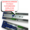 Minnes Teleskopik Frenli Çekmece Rayı - 46 mm En, 40 cm Boy, Dayanıklı ve Pratik