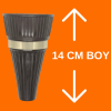 Zarif Ceviz-Altın Mobilya Ayağı - 4lü Paket, 14 Cm Şık ve Dayanıklı