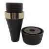 Zarif Ceviz-Altın Mobilya Ayağı - 4lü Paket, 14 Cm Şık ve Dayanıklı