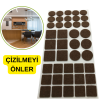 Karışık Boyutlu Yapışkan Keçe - 42li Paket, Mobilya Koruyucu