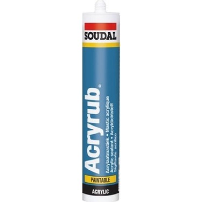Soudal Silikonize Beyaz Mastik 500 Gr.