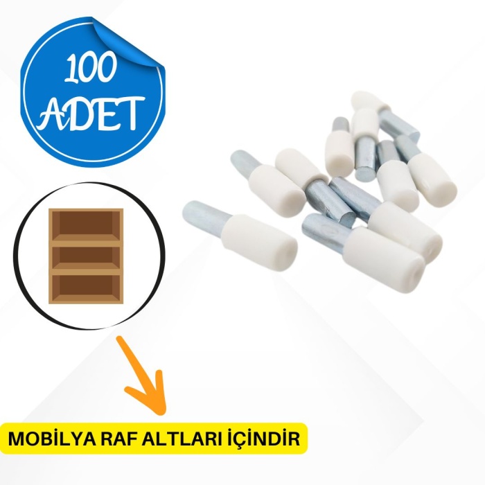 Raf Pimi Demir Beyaz (100lü Paket)