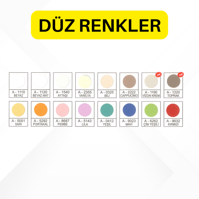 Vida Tapası | Mobilya Vida Deliklerini Kapatma | Renk Varyantlı | Pratik ve Estetik Çözüm