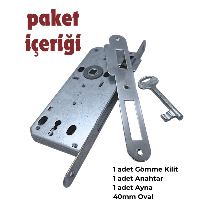 Venax 40 mm Oval Oda Kilidi | Metal Dilli Dayanıklı ve Şık Kilit Çözümleri