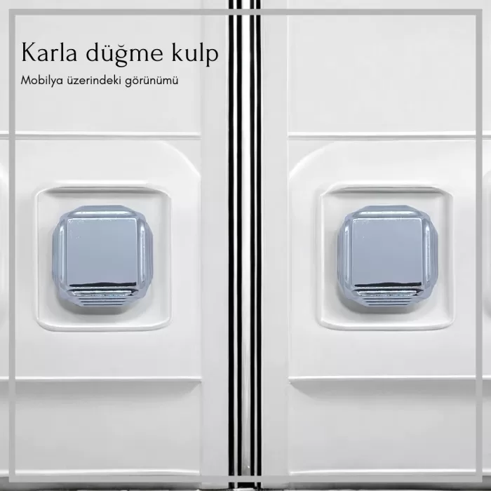 KARLA DÜĞME KROM