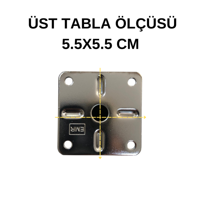 Krom Mobilya Ayak 10 cm | Kaliteli Krom Alaşım ile Dayanıklı ve Şık Çözümler