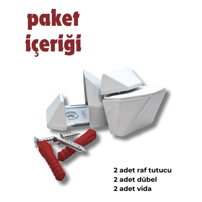 Tempo Ayarlı Raf Tutucu | 3 mm - 22 mm Ahşap ve Cam Raf Destek Çözümü