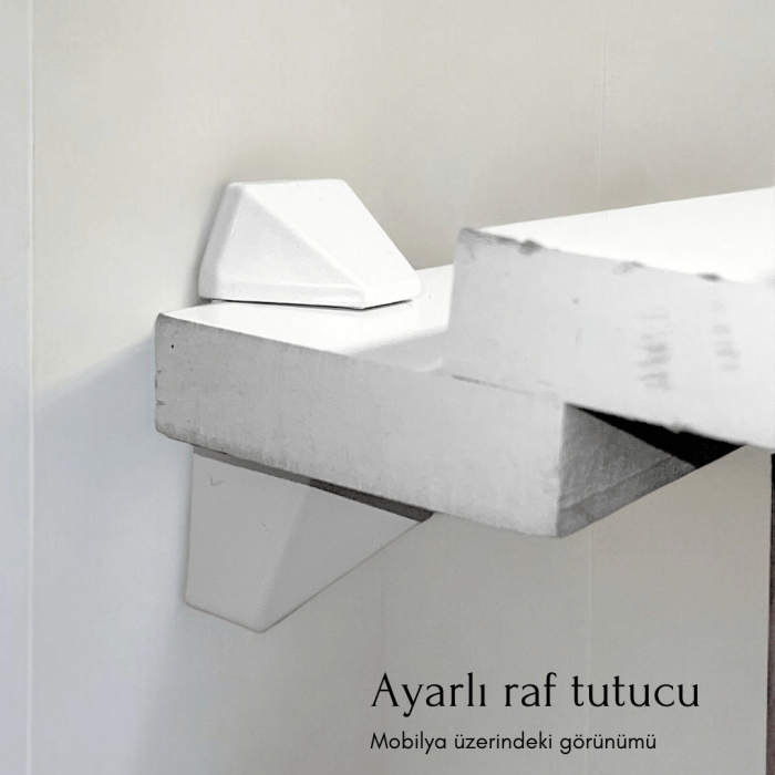 Tempo Ayarlı Raf Tutucu | 3 mm - 22 mm Ahşap ve Cam Raf Destek Çözümü