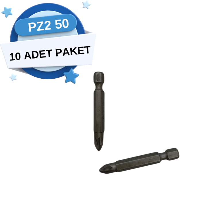 PZ2 Tip Matkap Vidalama Ucu | Yüksek Performanslı Vidalama Çözümü | Dayanıklı ve Güvenilir