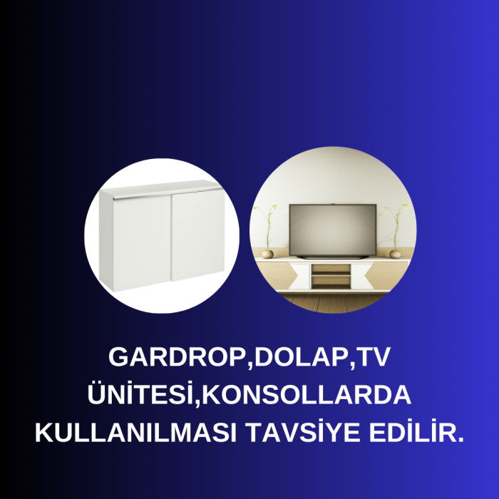 Liz Beyaz 10 cm Mobilya Ayağı|4 Adet - Orijinal Plastik, Şık ve Modern