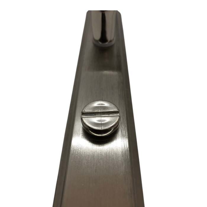 Murat Nikel Saten Banyo Kapı Kolu - WC & Lavabo için 1 Takım