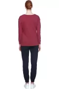 Double-Breasted Long-Sleeved Top