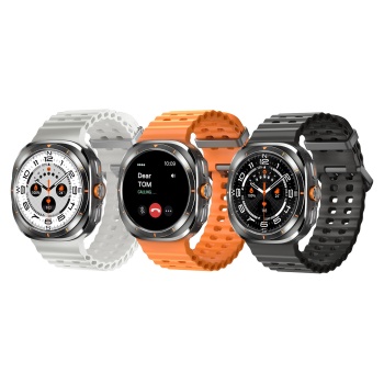 Watch Ultra Teko-1 Süper Amoled Ekran Titanyum Gövdeli  Android Ios Uyumlu Suya Toza Dayanıklı Gps,nfc,arama