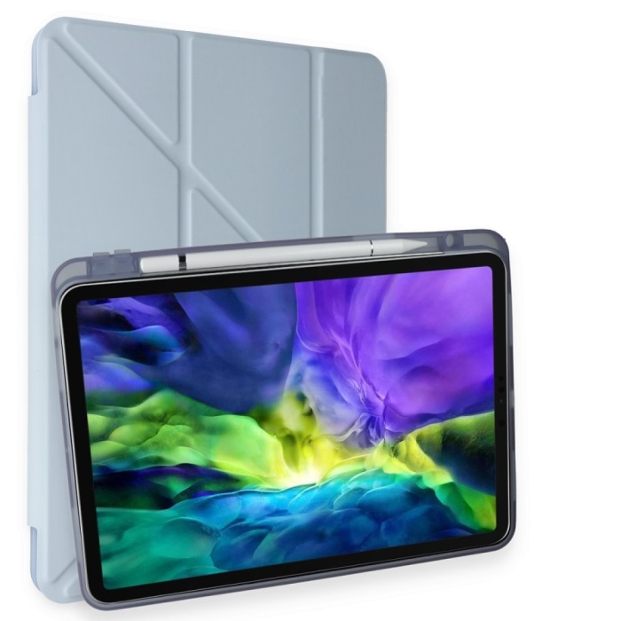 iPad Air 5 (2022) Kılıf Kalemlikli Hugo Tablet Kılıfı