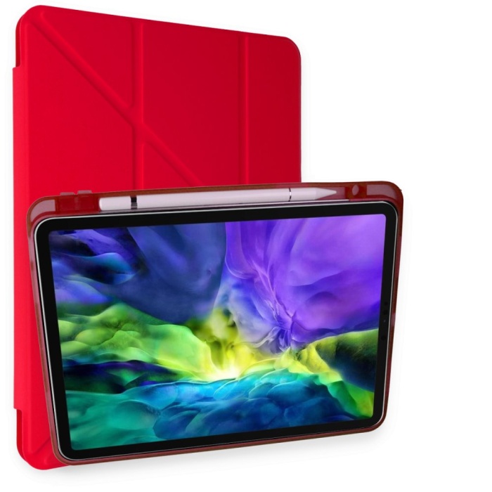 iPad Air 5 (2022) Kılıf Kalemlikli Hugo Tablet Kılıfı