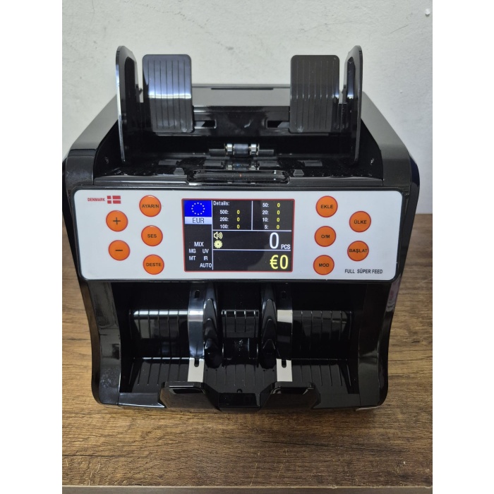 Denmark FULL SÜPER FEED 2025 Karışık Para Sayma Makinesi