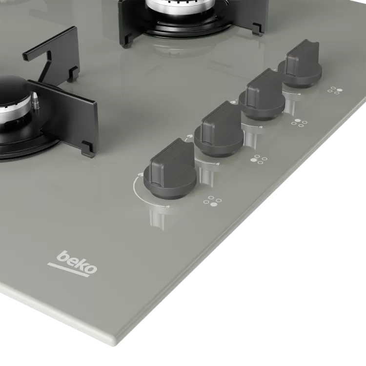 BEKO BOCD T 6011 EG Gazlı Cam Tablalı Ocak