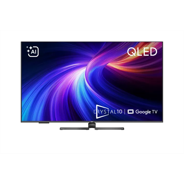 BEKO Crystal 10 AI QLED 144Hz VRR 55 4K UHD Google TV - B 1055 C AI Smart TV