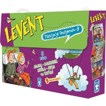 Levent Türkiyeyi Geziyorum 5 Set 5 Kitap