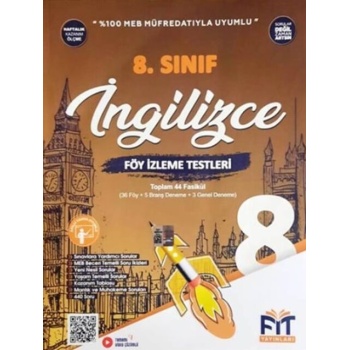 Fit Yayınları 8. Sınıf LGS İngilizce Föy İzleme Testleri 44 Fasikül