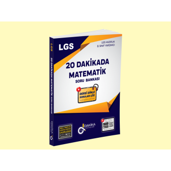 LGS 20 DAKİKADA MATEMATİK SORU BANKASI