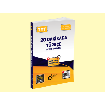 TYT 20 DAKİKADA TÜRKÇE SORU BANKASI