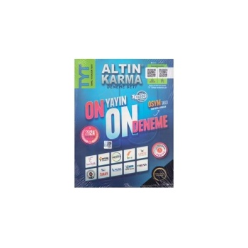 TYT 10 Farklı Yayın 10 Farklı Deneme + Son 1 Yıl Çıkmış Sorular Hediye Altın Karma