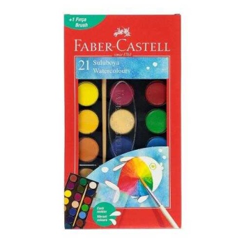 Faber-Castell Suluboya 21 Renk