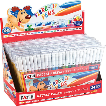 Fatih Keçeli Boya Kalemi 24 Renk 34050
