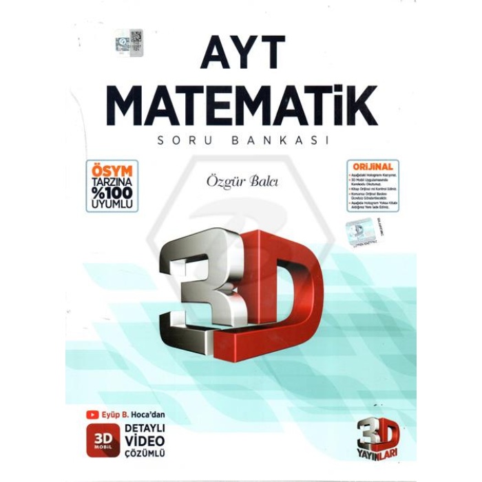 AYT Matematik Tamamı Video Çözümlü Soru Bankası