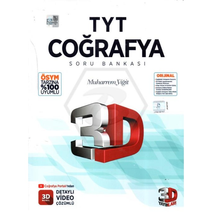 TYT Coğrafya Tamamı Video Çözümlü Soru Bankası