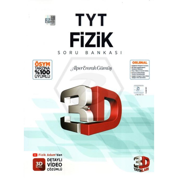 TYT Fizik Tamamı Video Çözümlü Soru Bankası