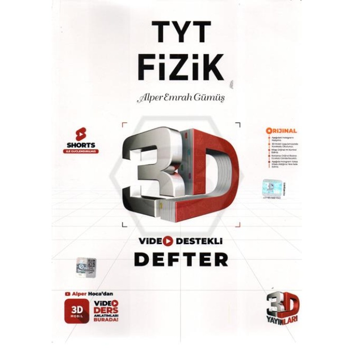 TYT Fizik Video Destekli Defter