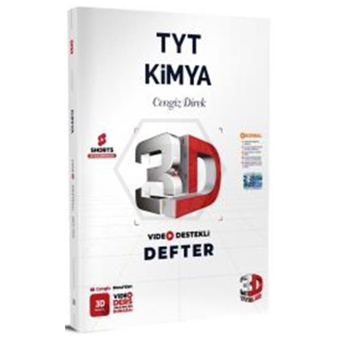 2024 TYT 3D Kimya Video Destekli Defter