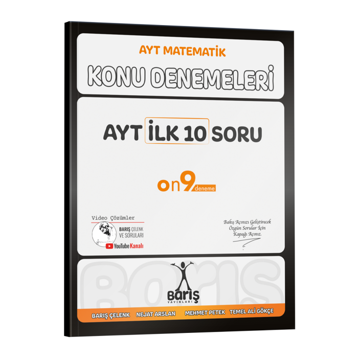 Barış Yayınları AYT İlk 10 Soru Konu Denemeleri