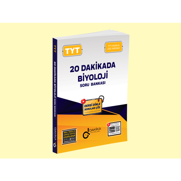 TYT 20 DAKİKADA BİYOLOJİ SORU BANKASI